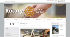Desktop Screenshot of fairfield-rotary.org